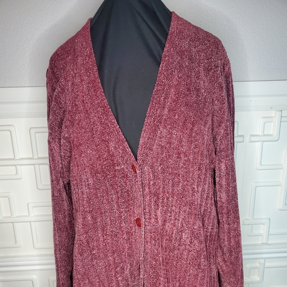 Button down front sweater - Picture 2 of 10